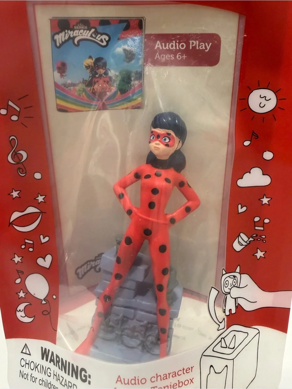 Tonies - Peppa Pig ,Disney’s WISH & Miraculous Cat Noir (3PC Bundle)